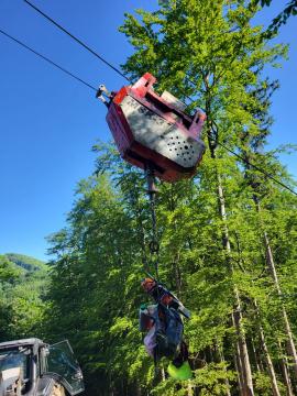 Forstseilbahn KOLLER K602 |  Forsttechnik | Holzverarbeitungs-Maschinen | KOMITrade s.r.o.